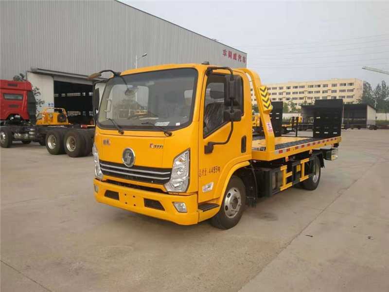 國(guó)六陜汽德龍藍(lán)牌一拖二清障車(chē)